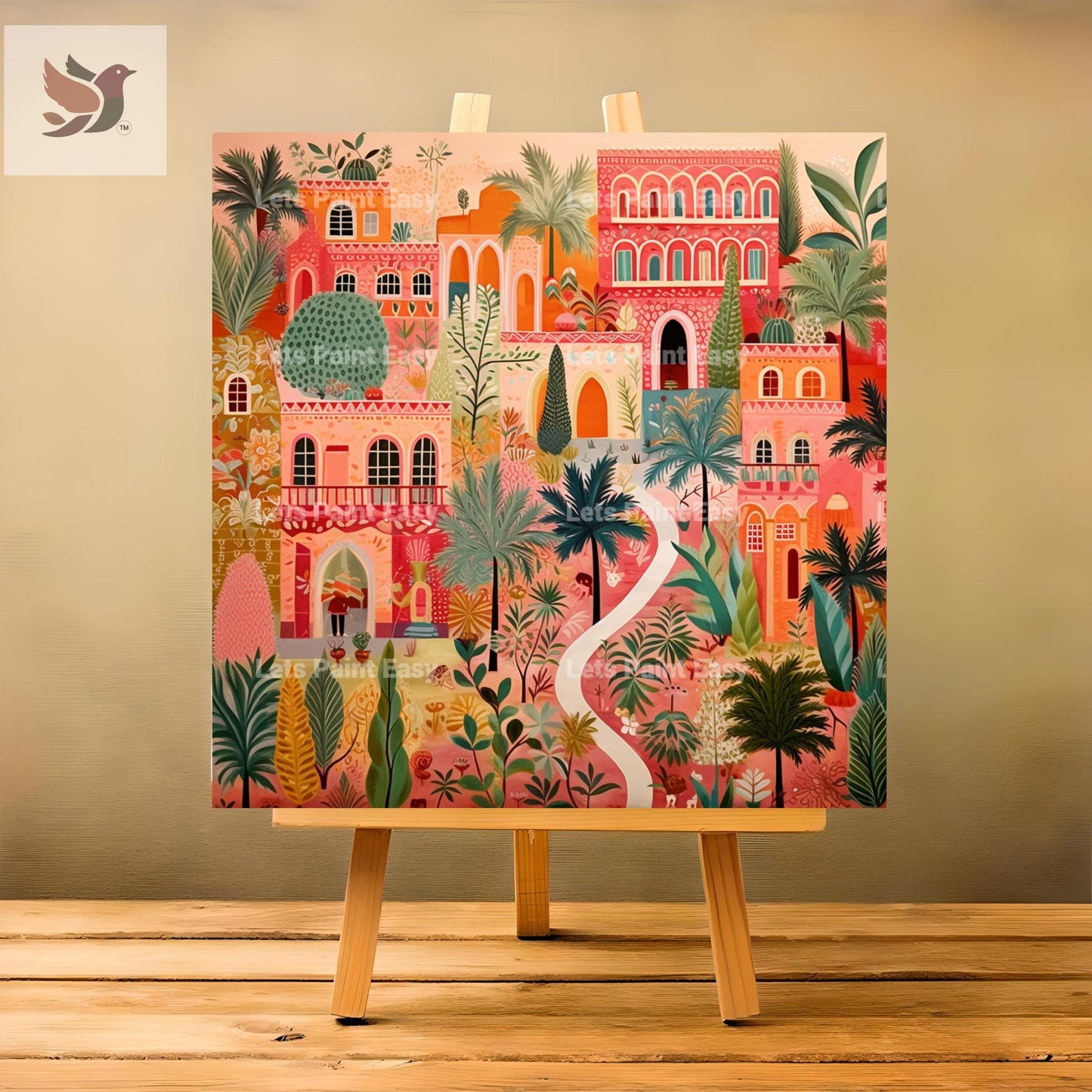 landscape Palm trees