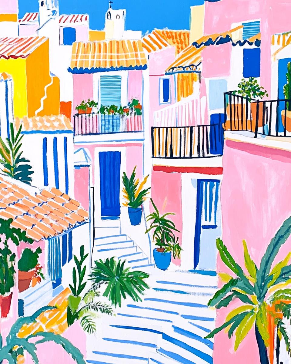 streets in La Ola, Benidorm Mediterranean Landscapes