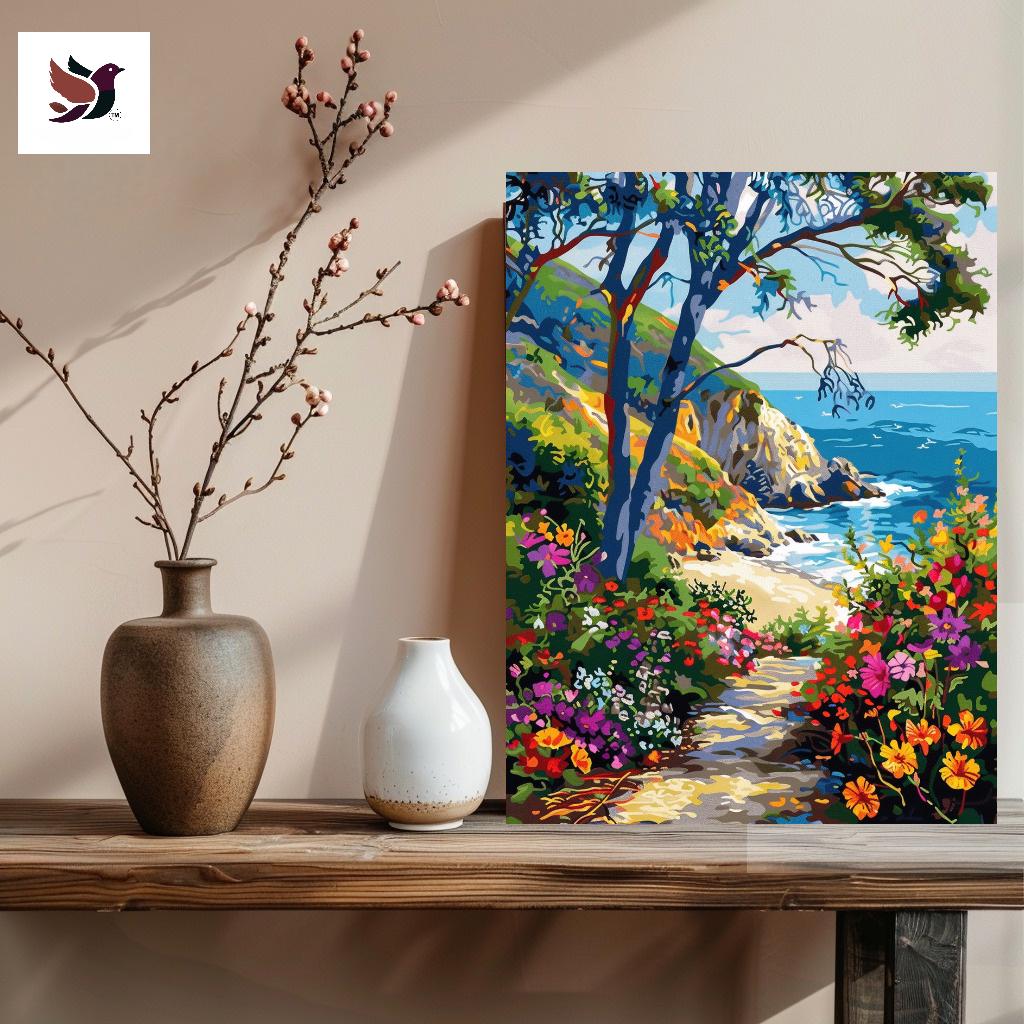 Mountain cliff flowers