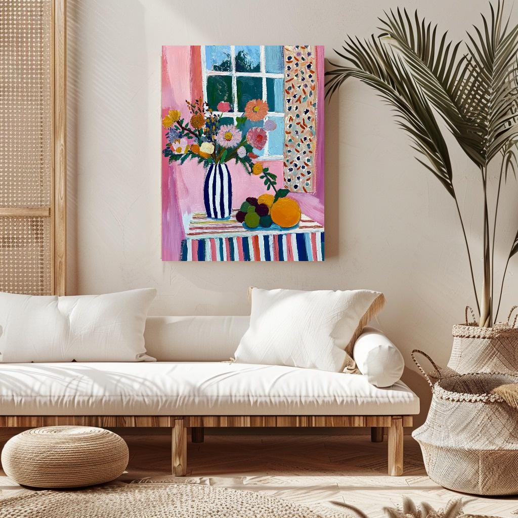 Paint by Numbers Vintage Flowers