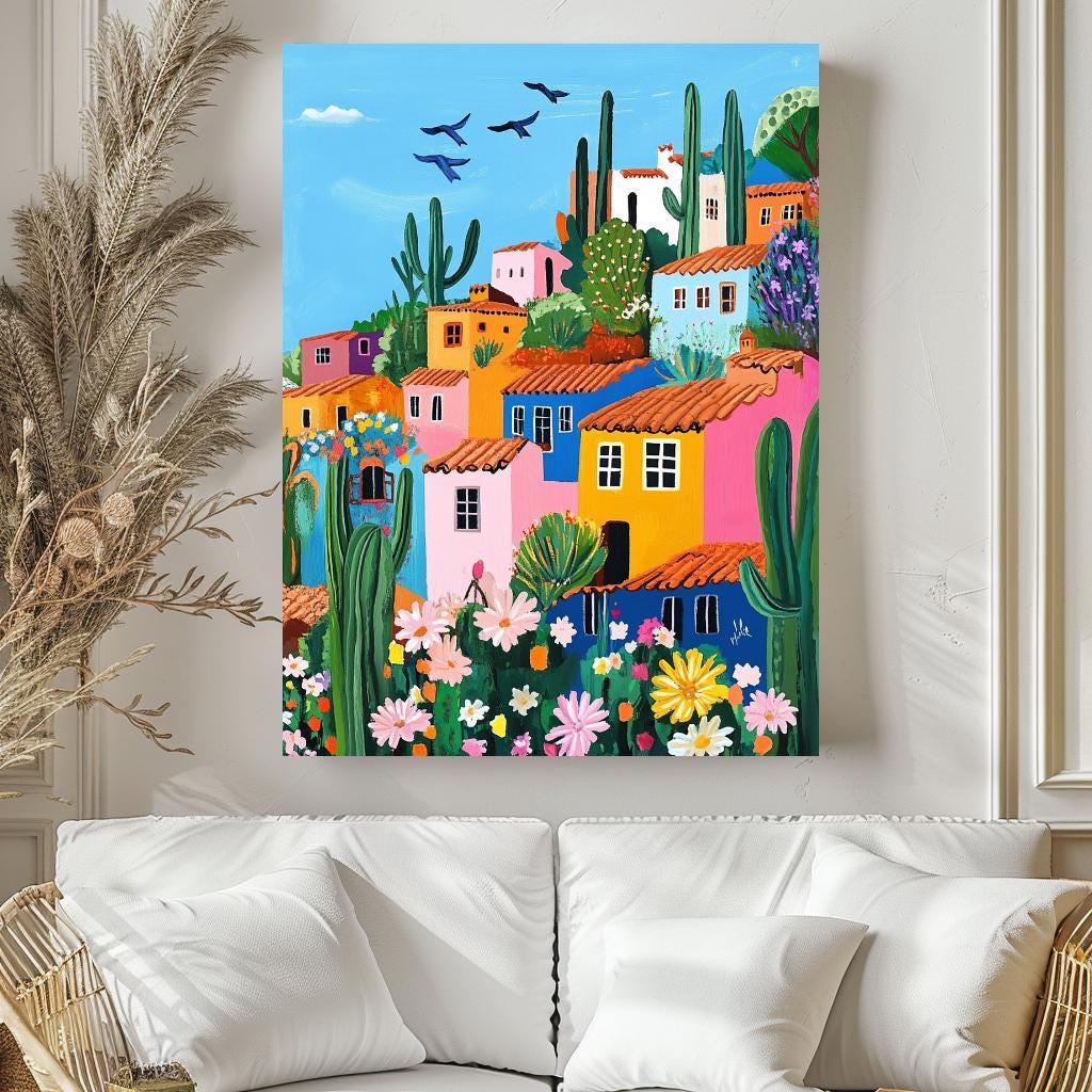 Wildflowers, Sunshine, and Mountains Landscape