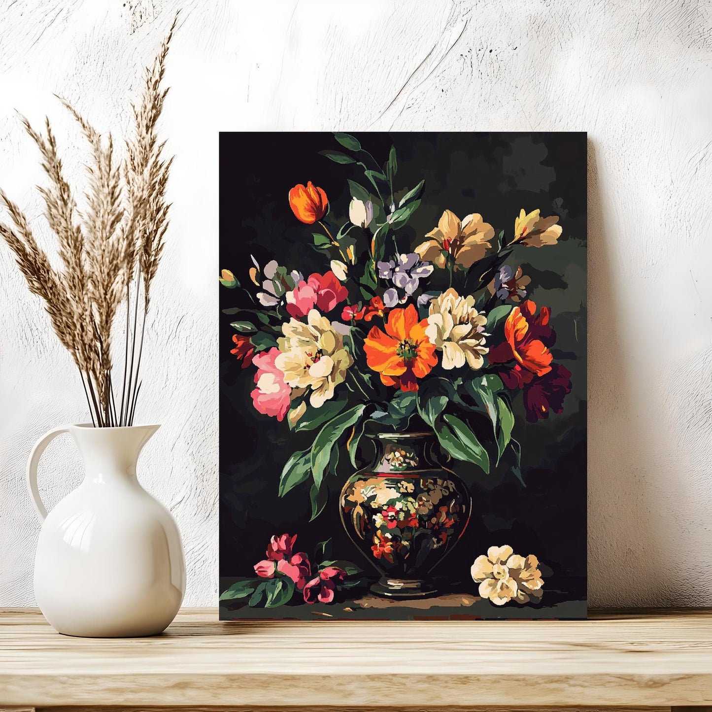 Flowers in a Vase Still Life
