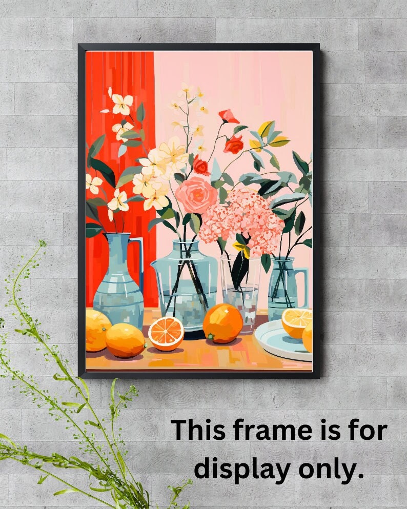 Modern Still life Flowers Vase