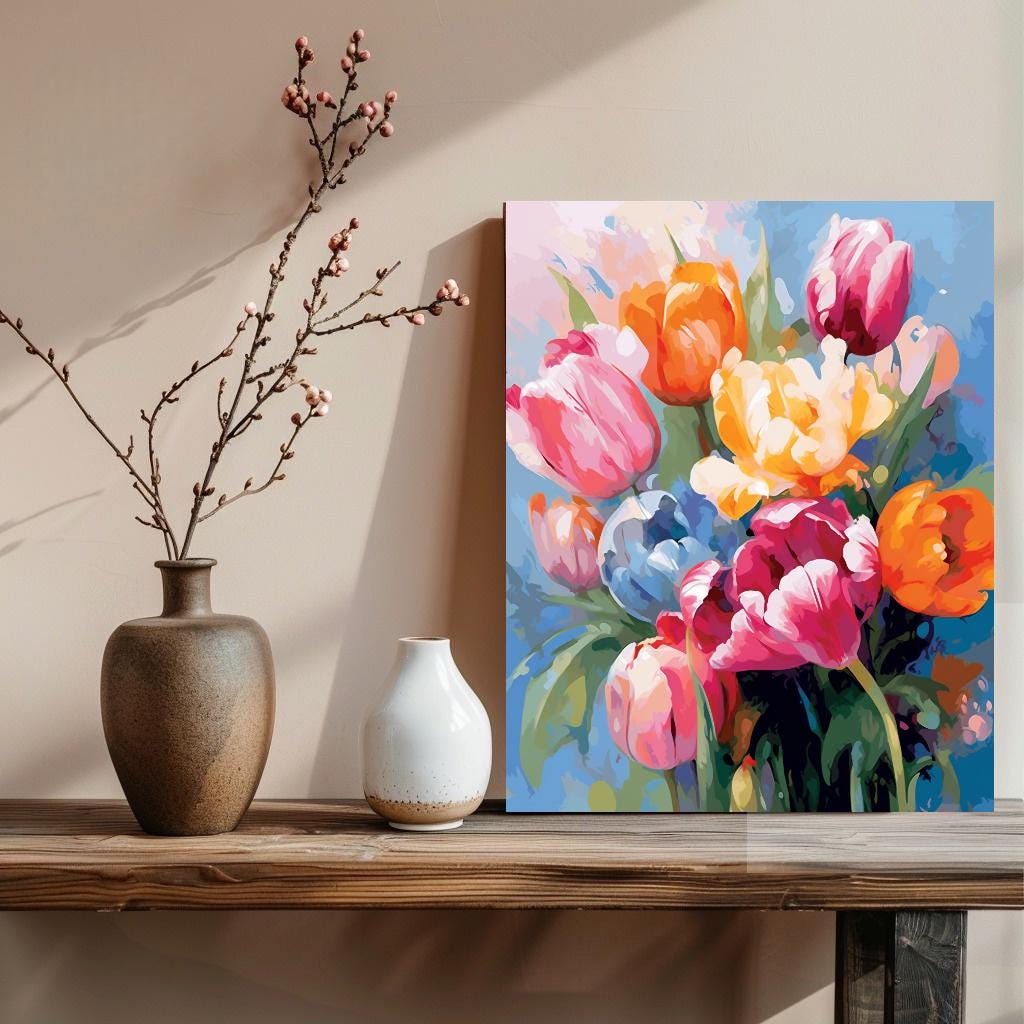 Charming Tulip Flowers