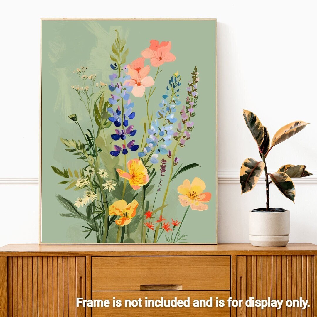 Prairie Fire and Lavender Flowers