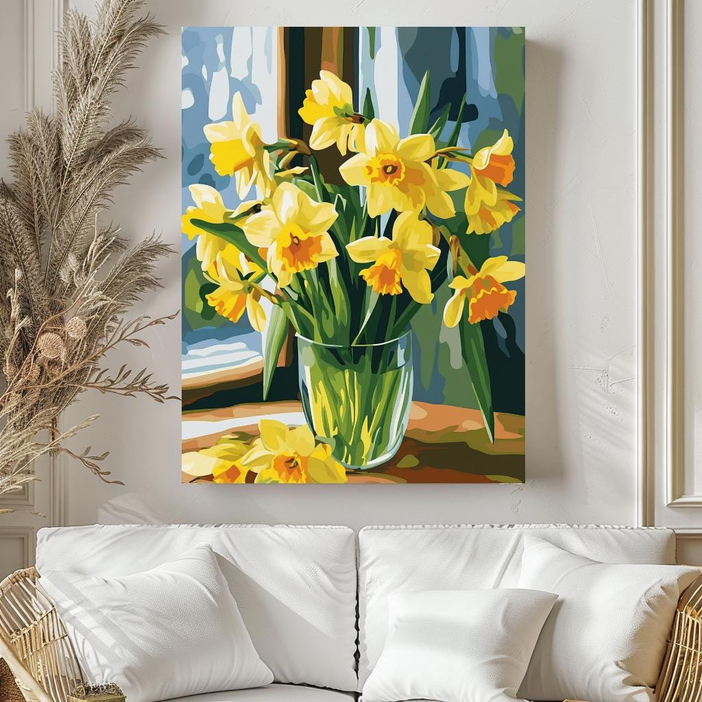 Orchids Daffodils flowers