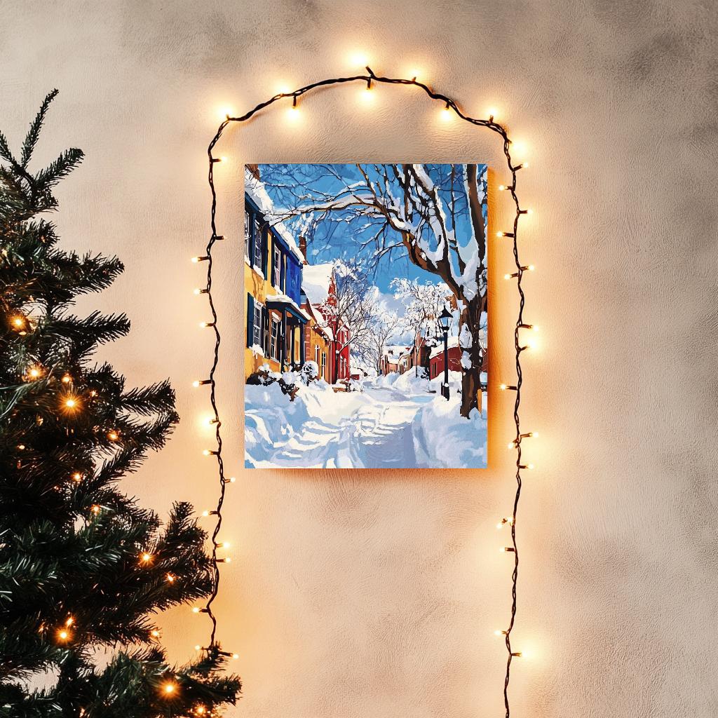 Winter Snow Village