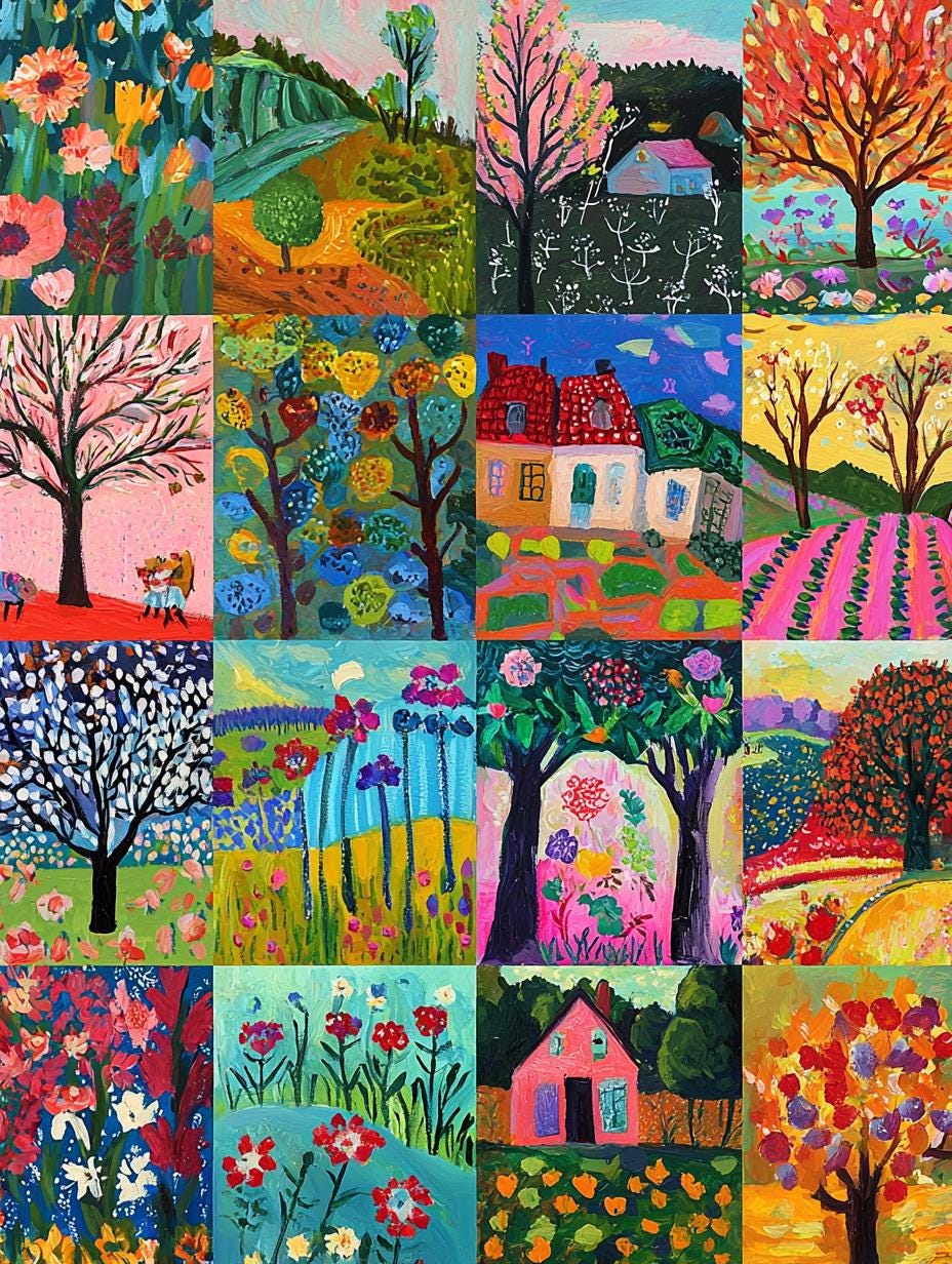 Claude Monet style