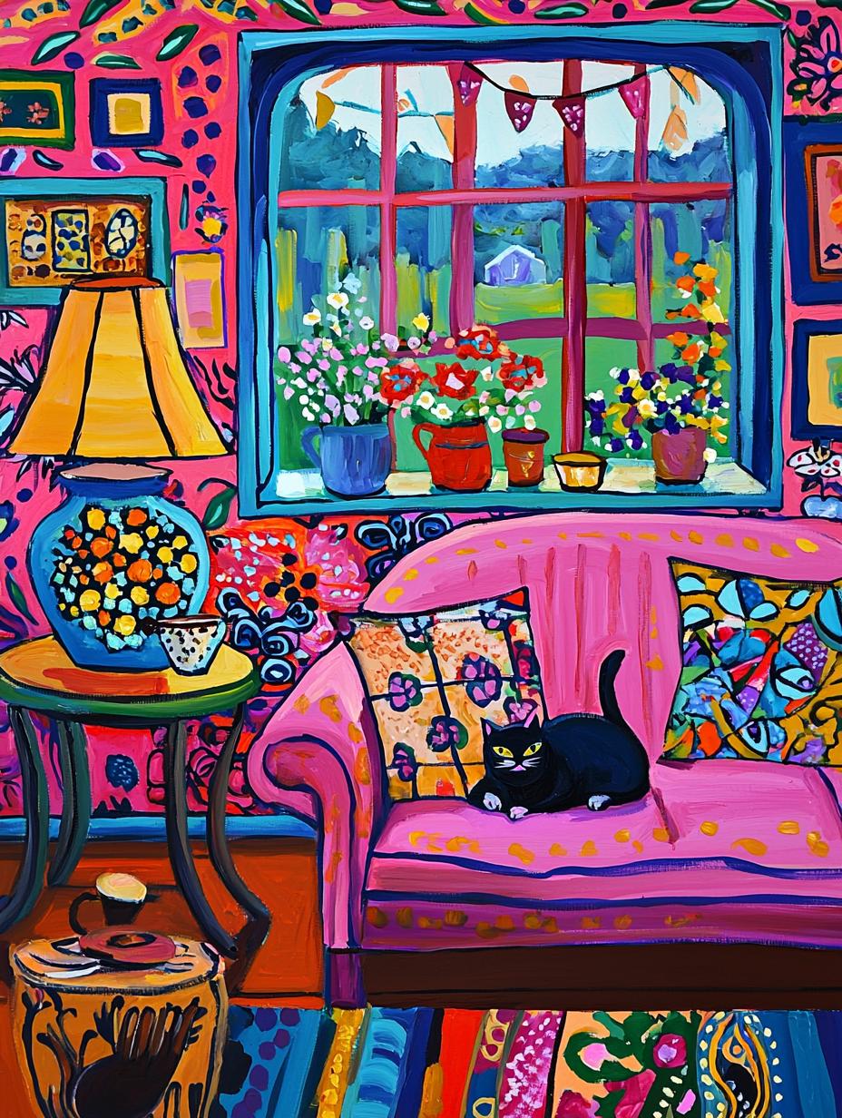 Cat Paint by numbers