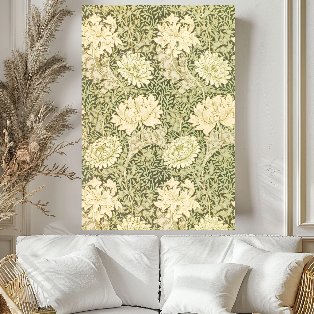 William Morris's Chrysanthemum (1877)paint by numbers