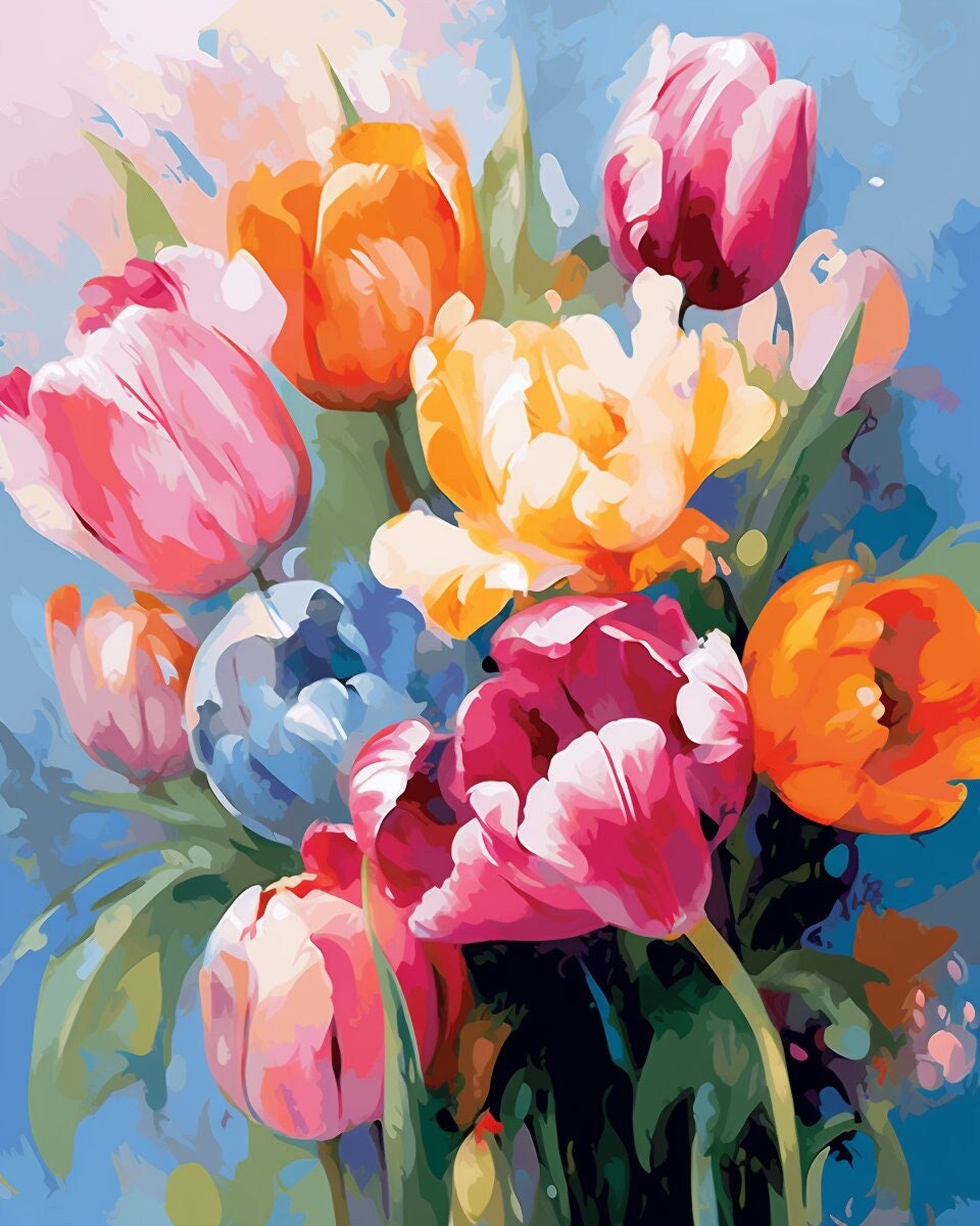 Charming Tulip Flowers