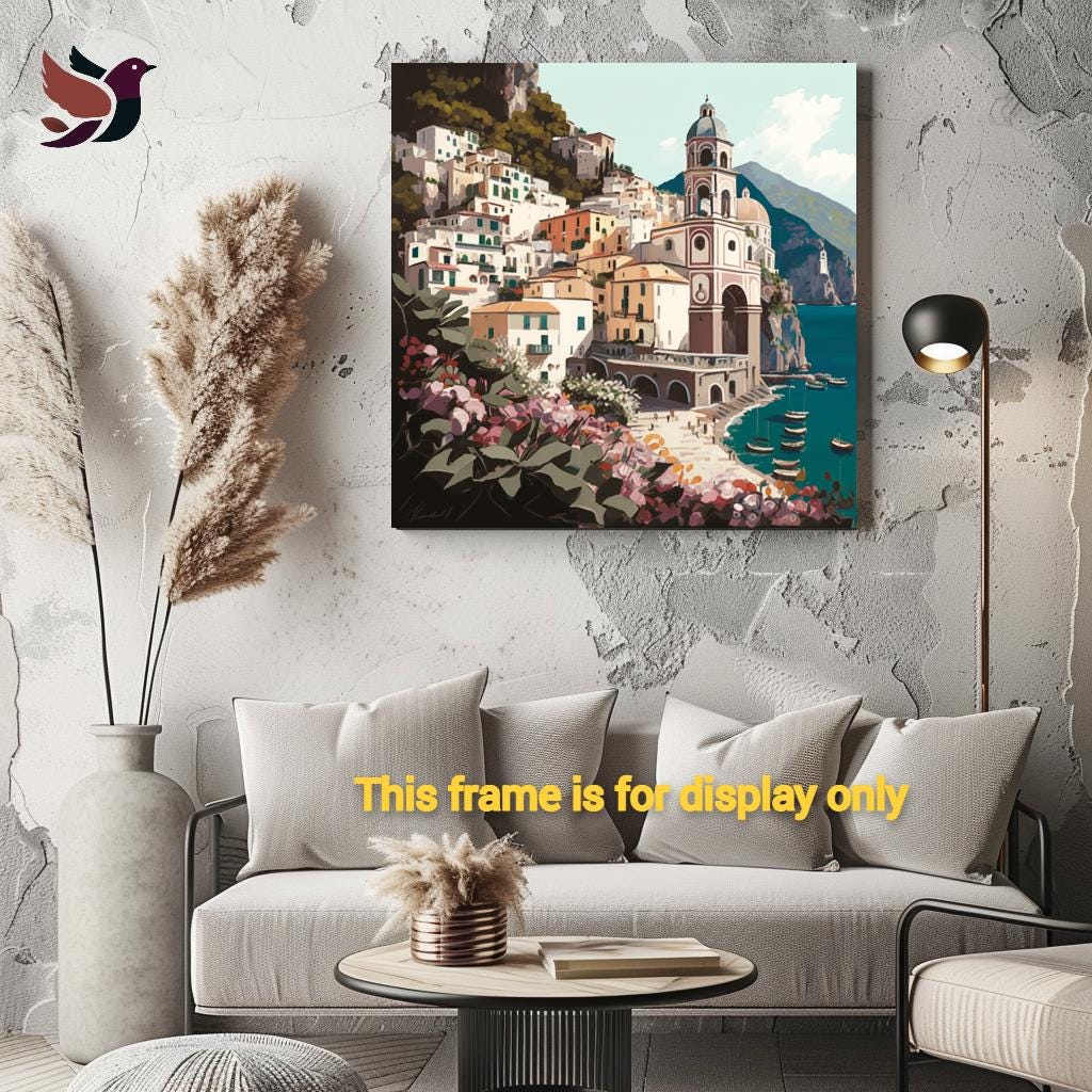 Amalfi Coast Italy Scene