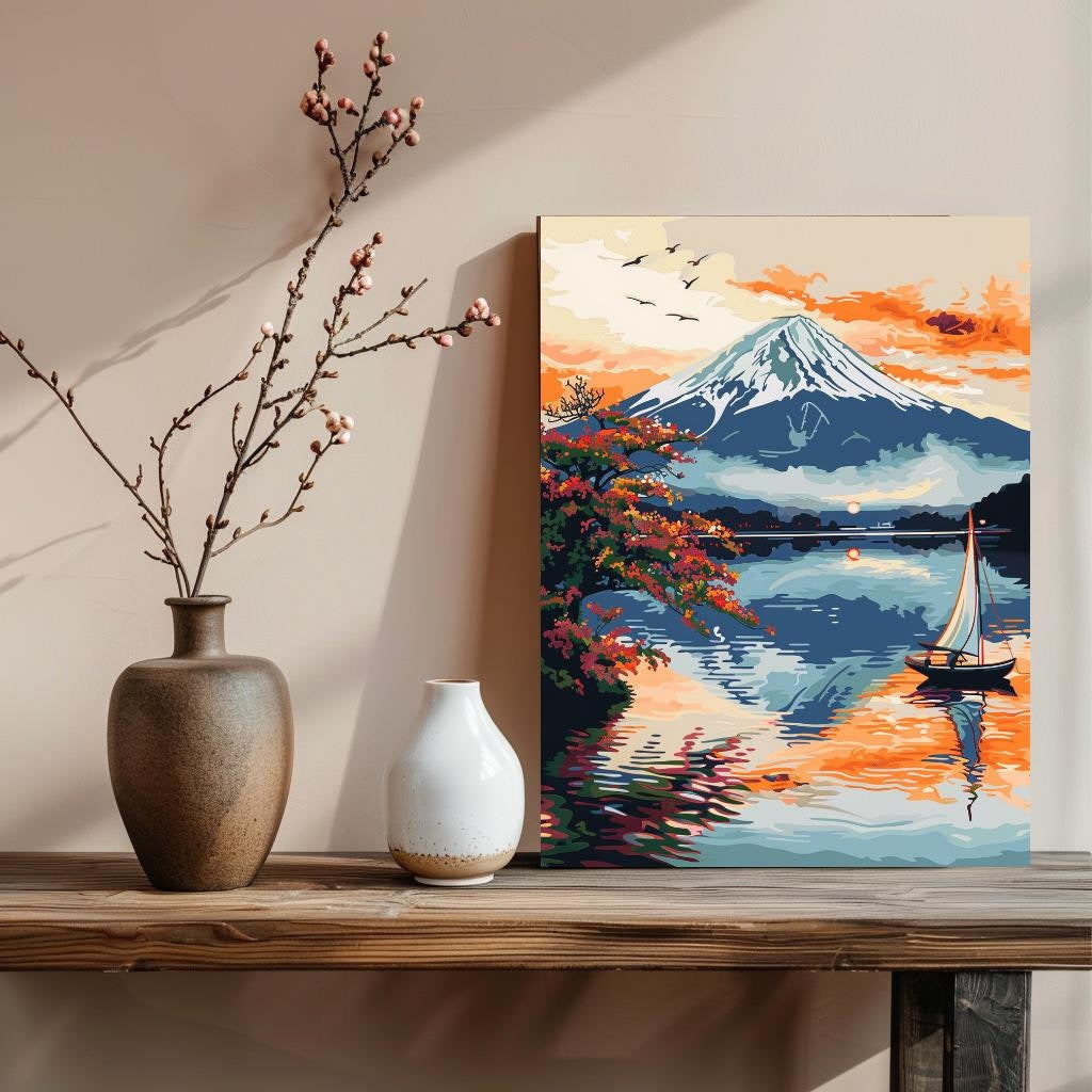 Serene Japanese Mountain Landscape
