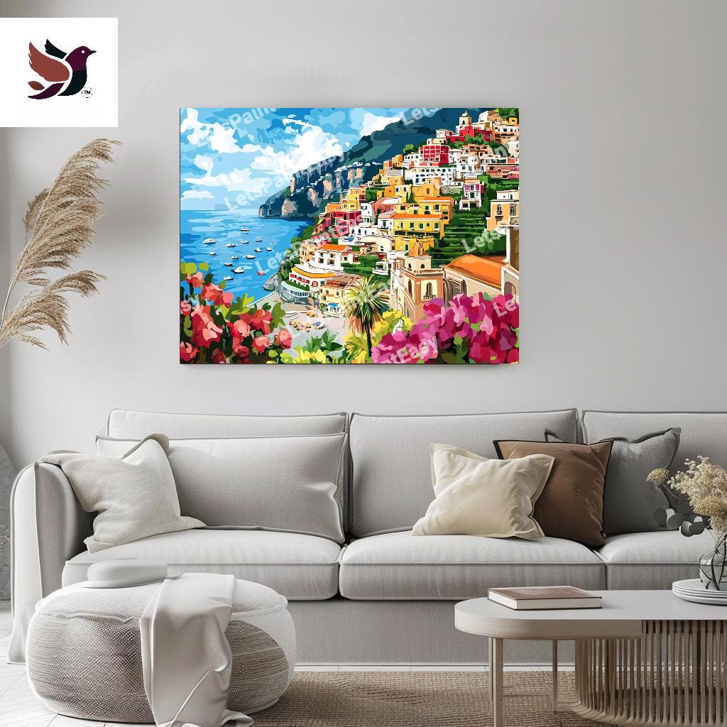 Amalfi Sunset Landscape