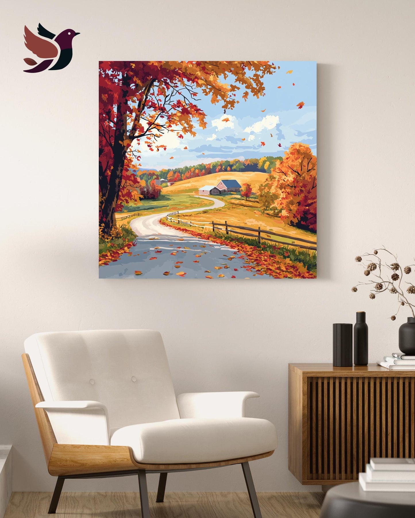 Fall farmland Nature