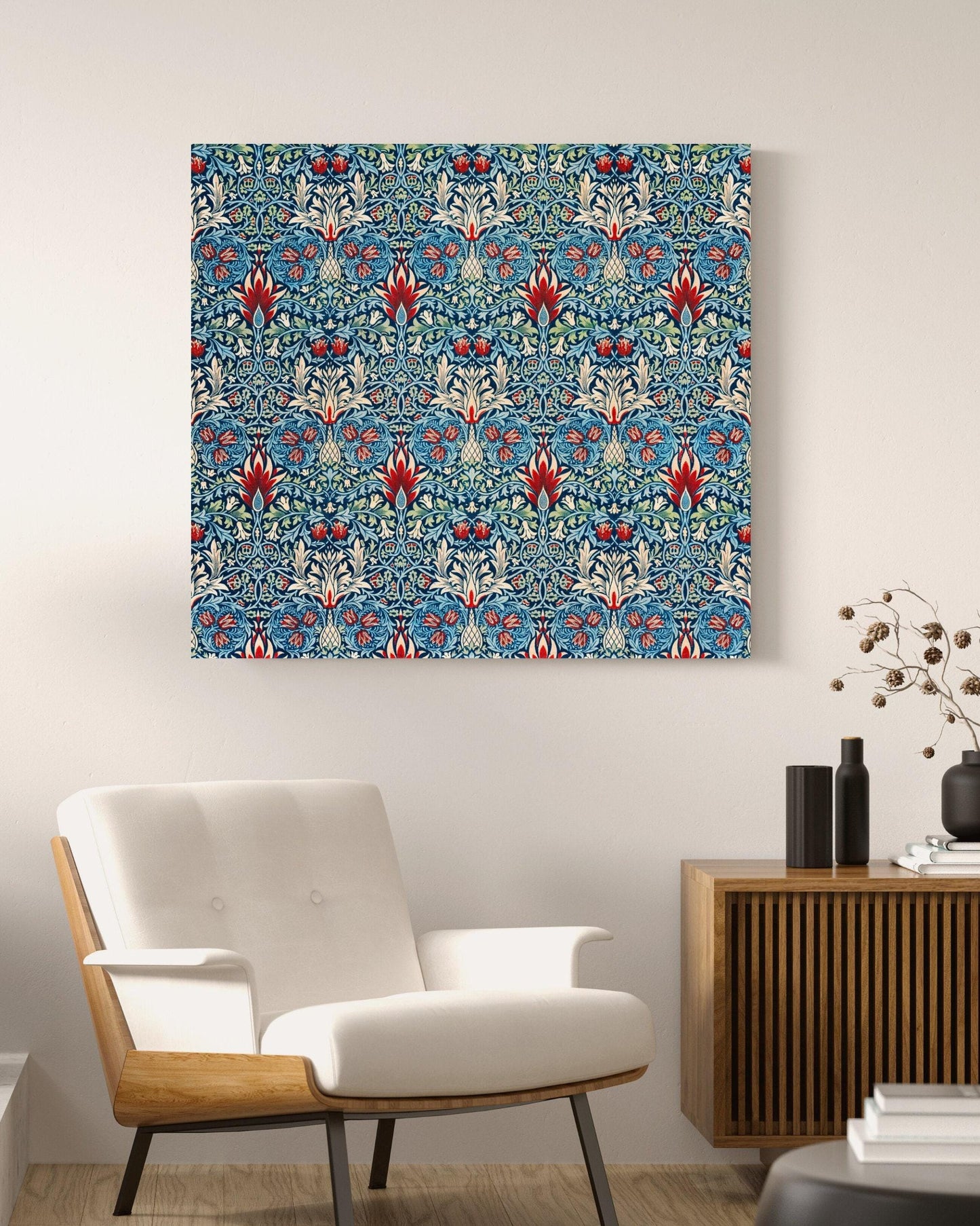 William Morris Paint by Numbers Snakeshead William Morris