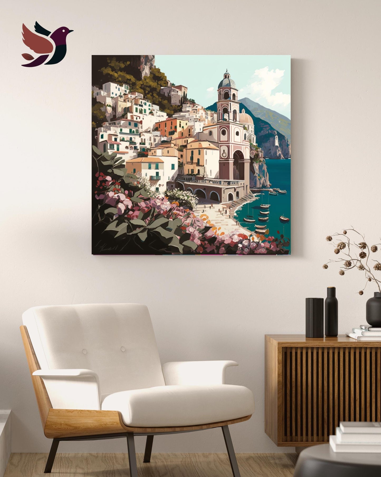 Amalfi Coast Italy Scene