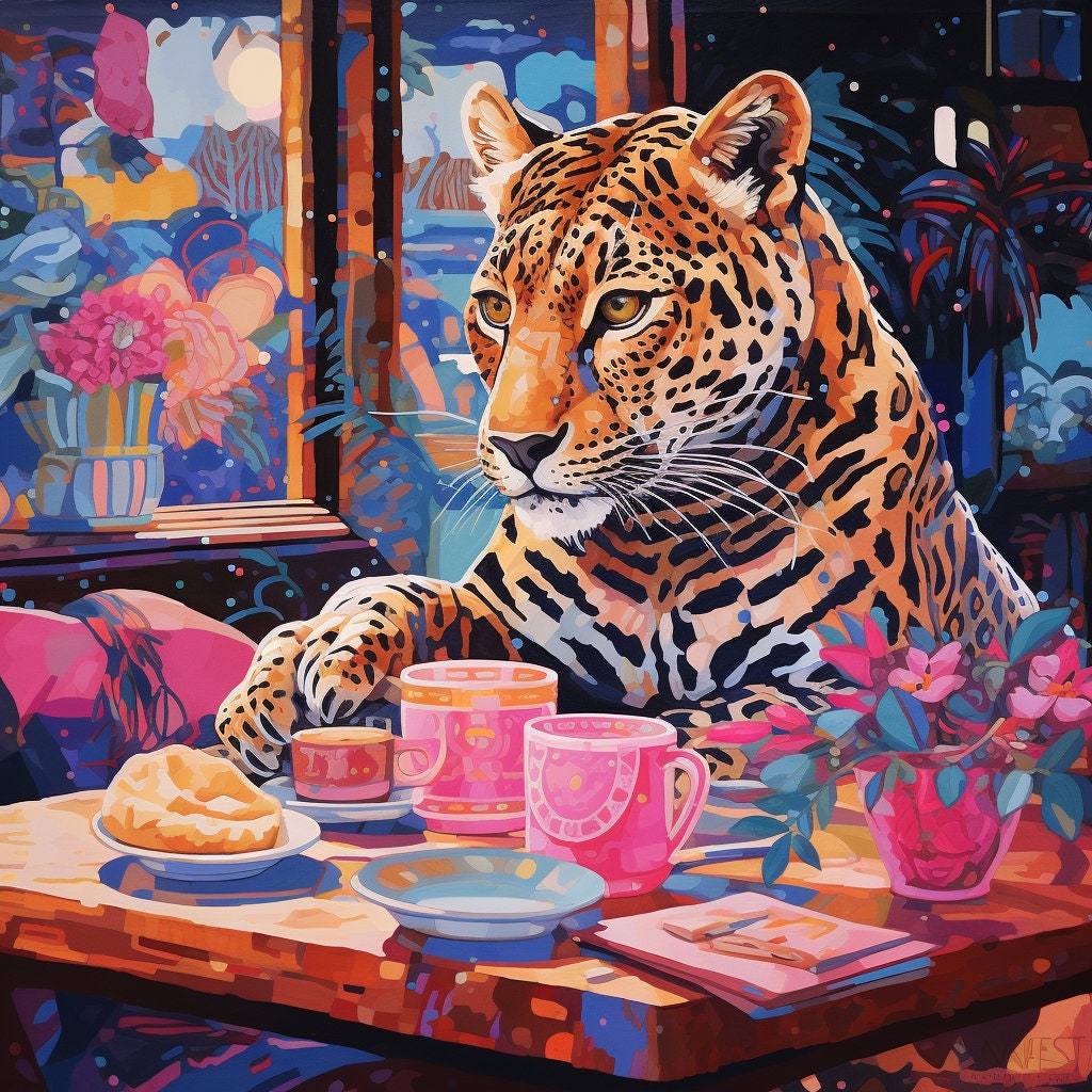 Jaguar at Cafe Animal Modern