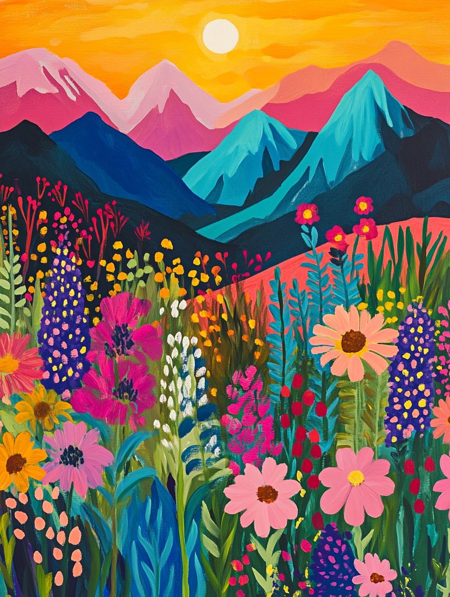 Colorful Wild flowers