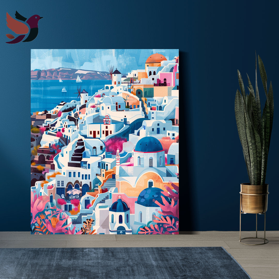 Santorini Greece,Mediterranean Landscape