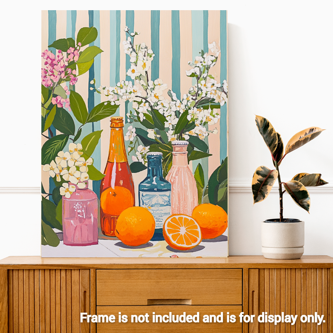 Berries, oranges lemons Still Life