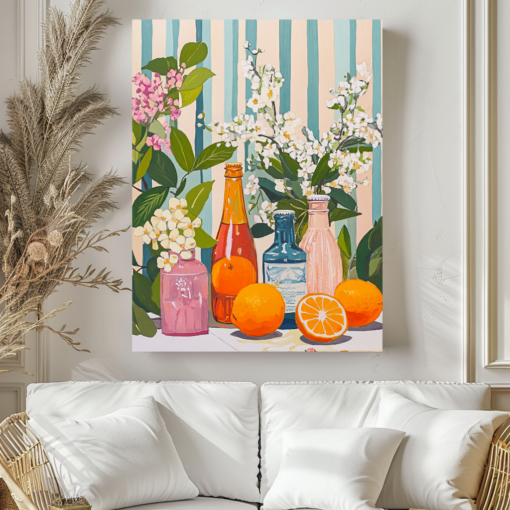 Berries, oranges lemons Still Life