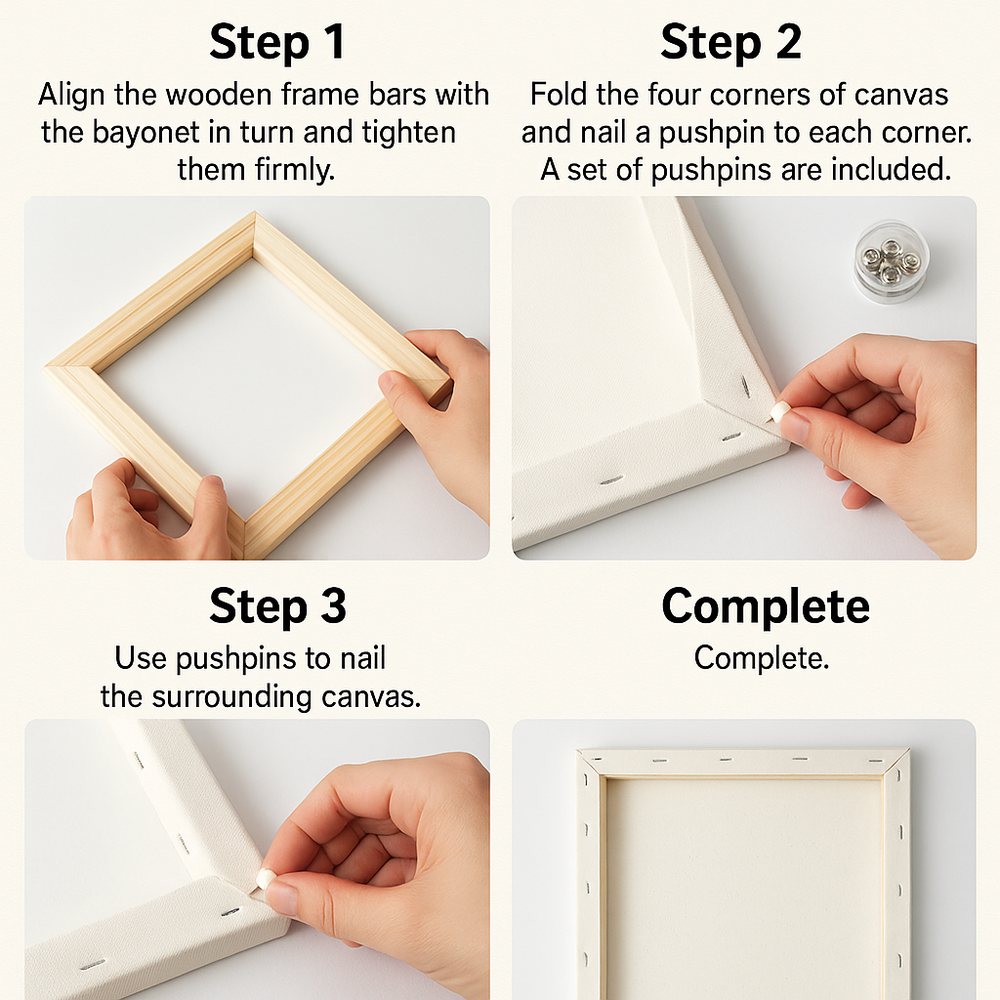 Compose Diy How To Assemble a DIY frame for paint by numbers – Page 2 – LetsPaintEasy