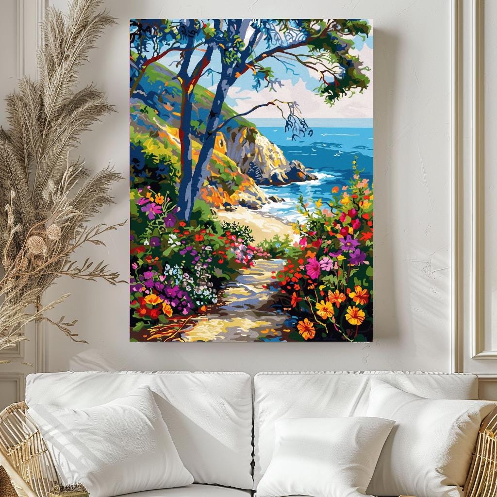 Mountain cliff flowers
