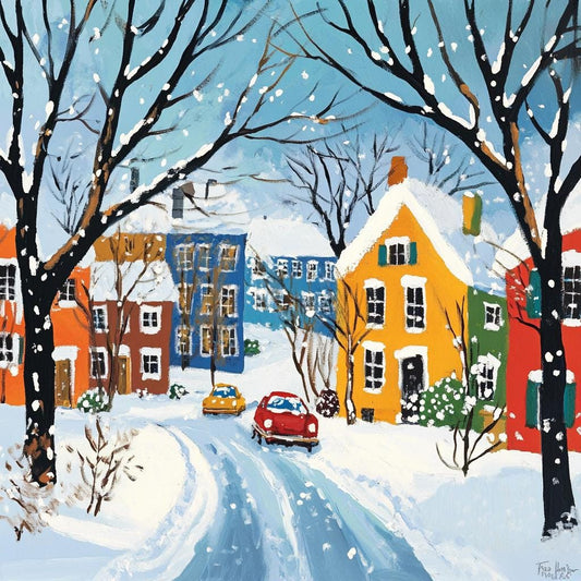 Winter Snow in Montreal