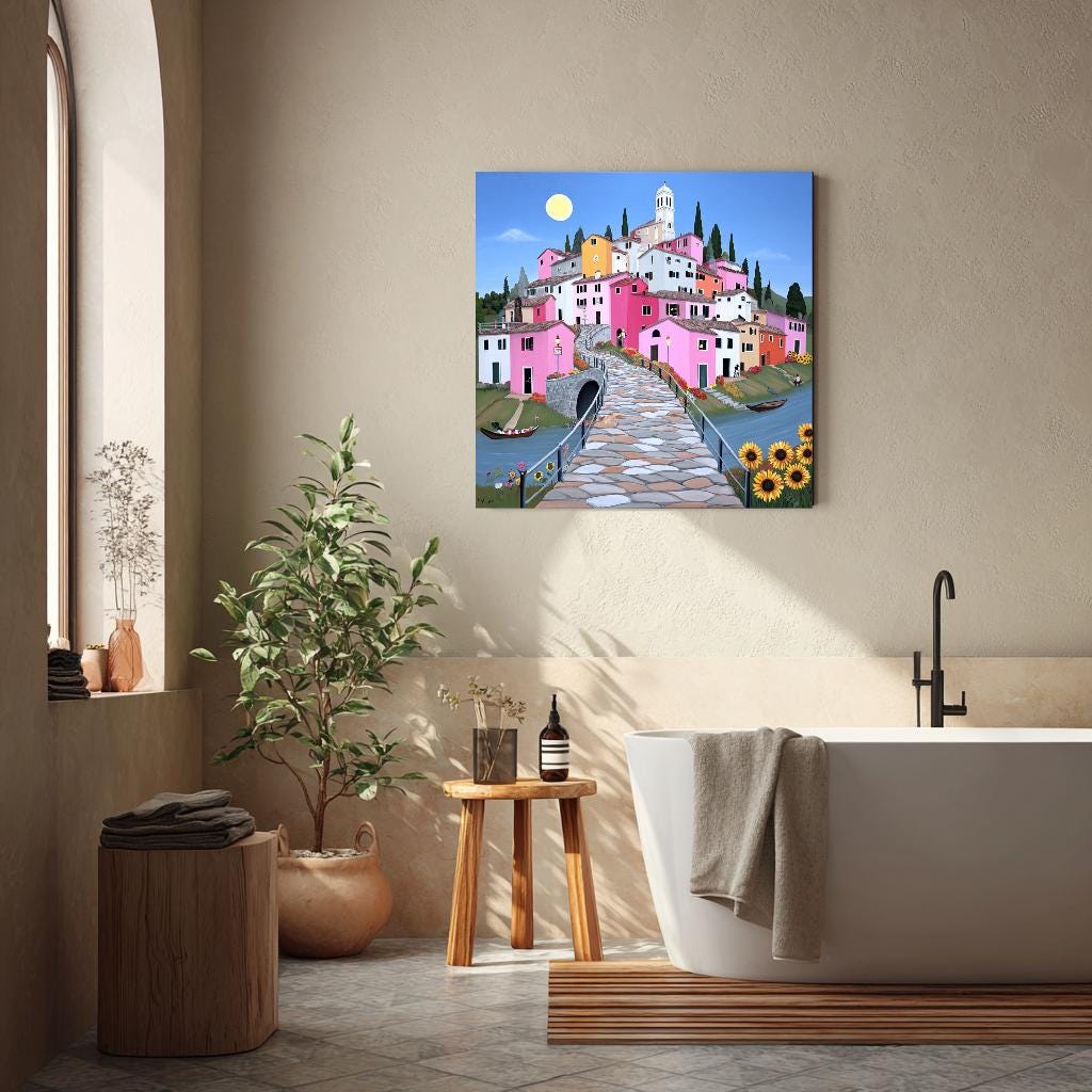 Paint By Numbers Kit – Beginner Painting Kit With Large Sections | Easy Acrylic Set