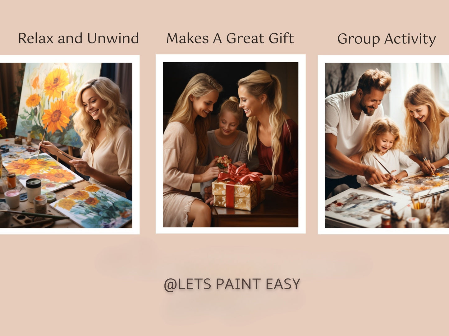 Paint By Numbers Kit – Acrylic Paint Set With Artist Grade Canvas & Brushes