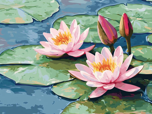 Water Lilies Zen Flowers