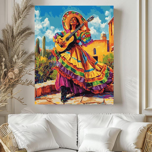 Happy Mexican Woman