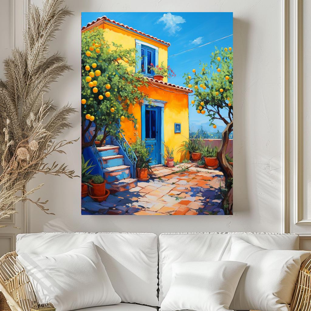 Citrus Backyard Still Life