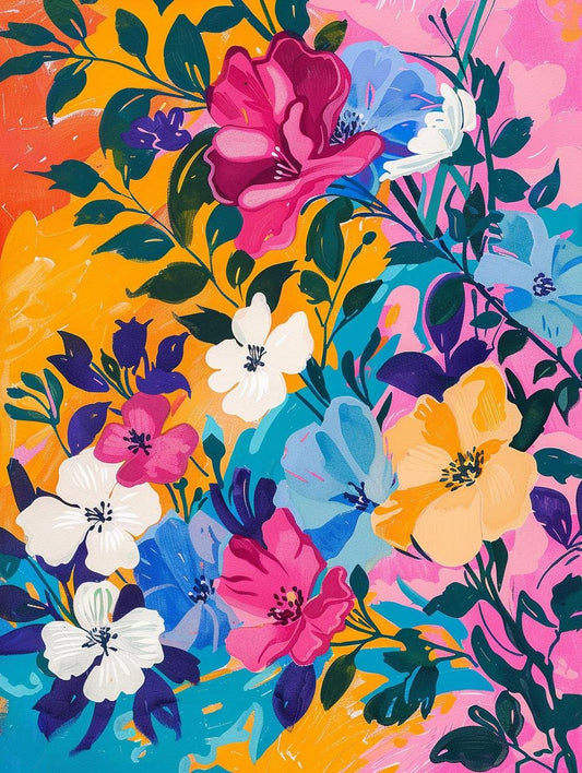 Colorful Bloomscapes Landscape