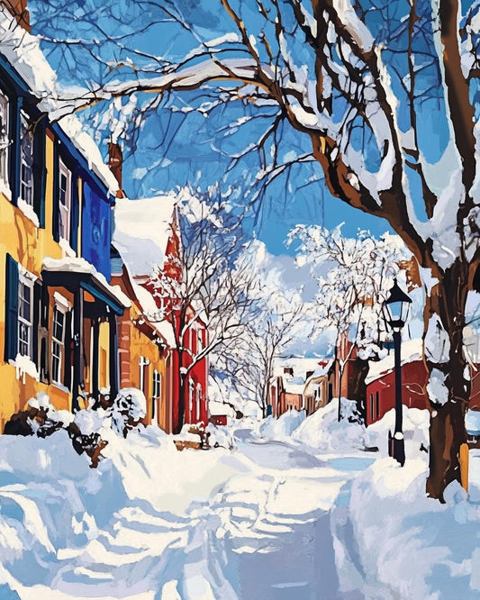 Winter Snow Village