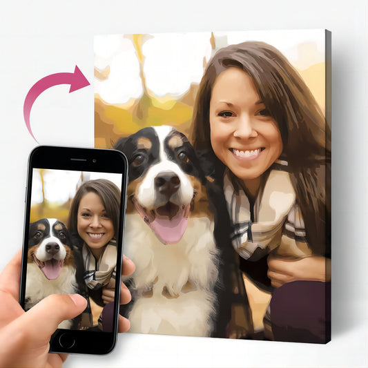 Custom Paint by Numbers from Photo - DIY Painting Kit Personalized from Your Picture