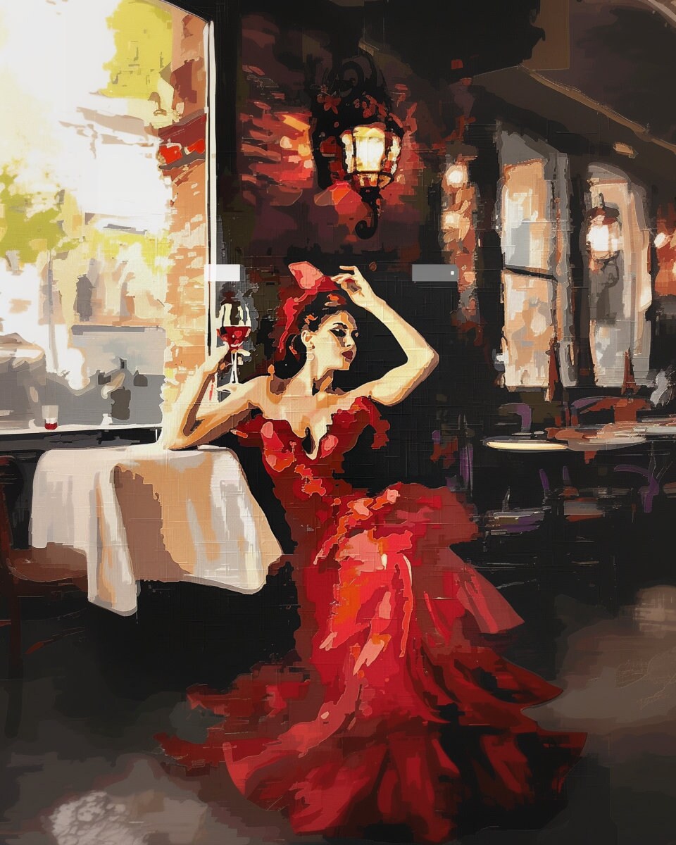 Paint By Numbers Kit – Acrylic Paint Set With Artist Grade Canvas & Brushes