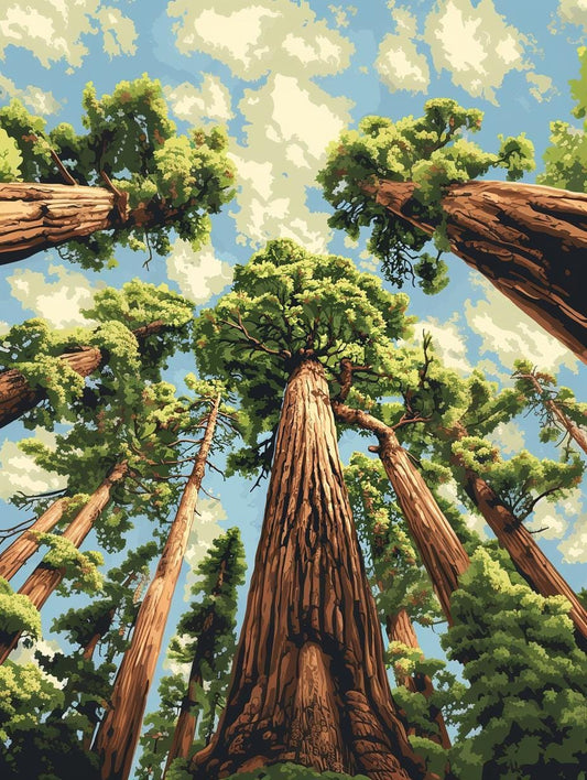 Redwood National Park,California Sequoia Forest Landscape