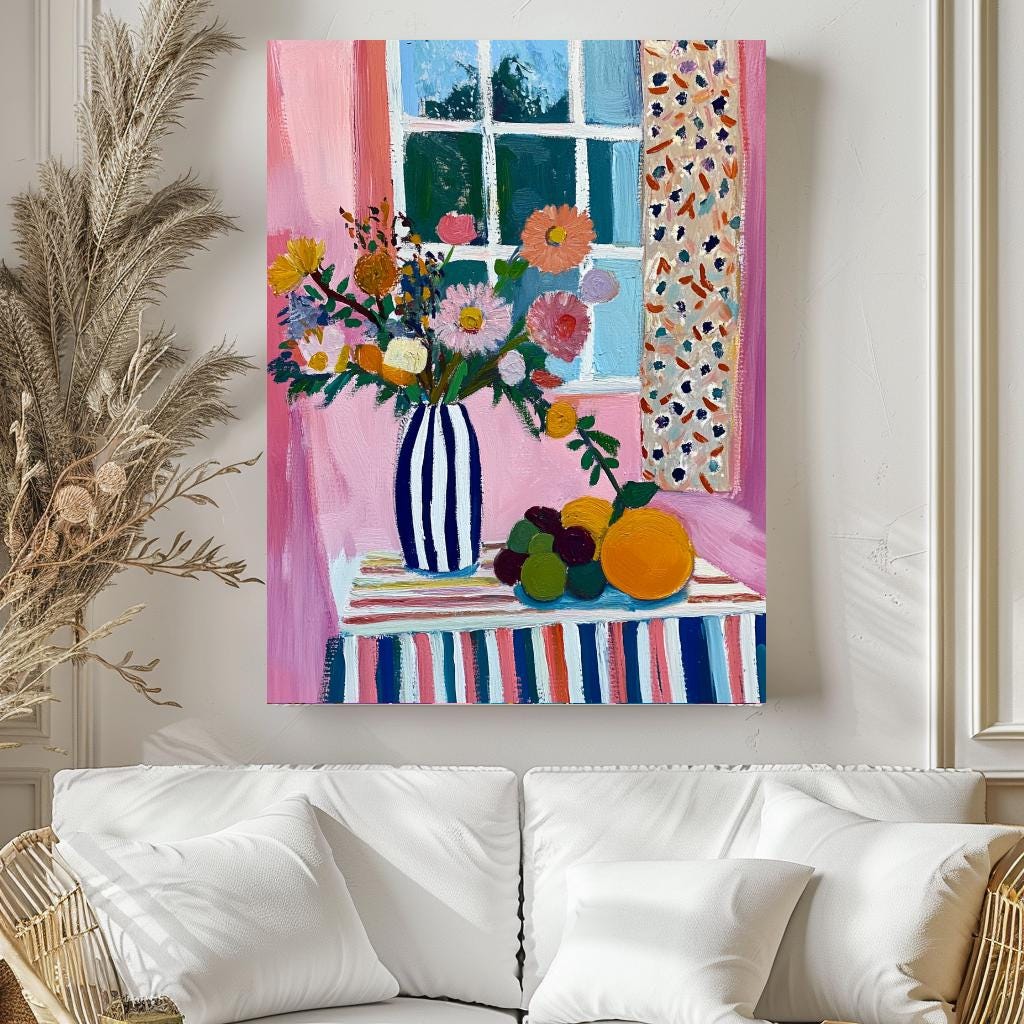 Paint by Numbers Vintage Flowers