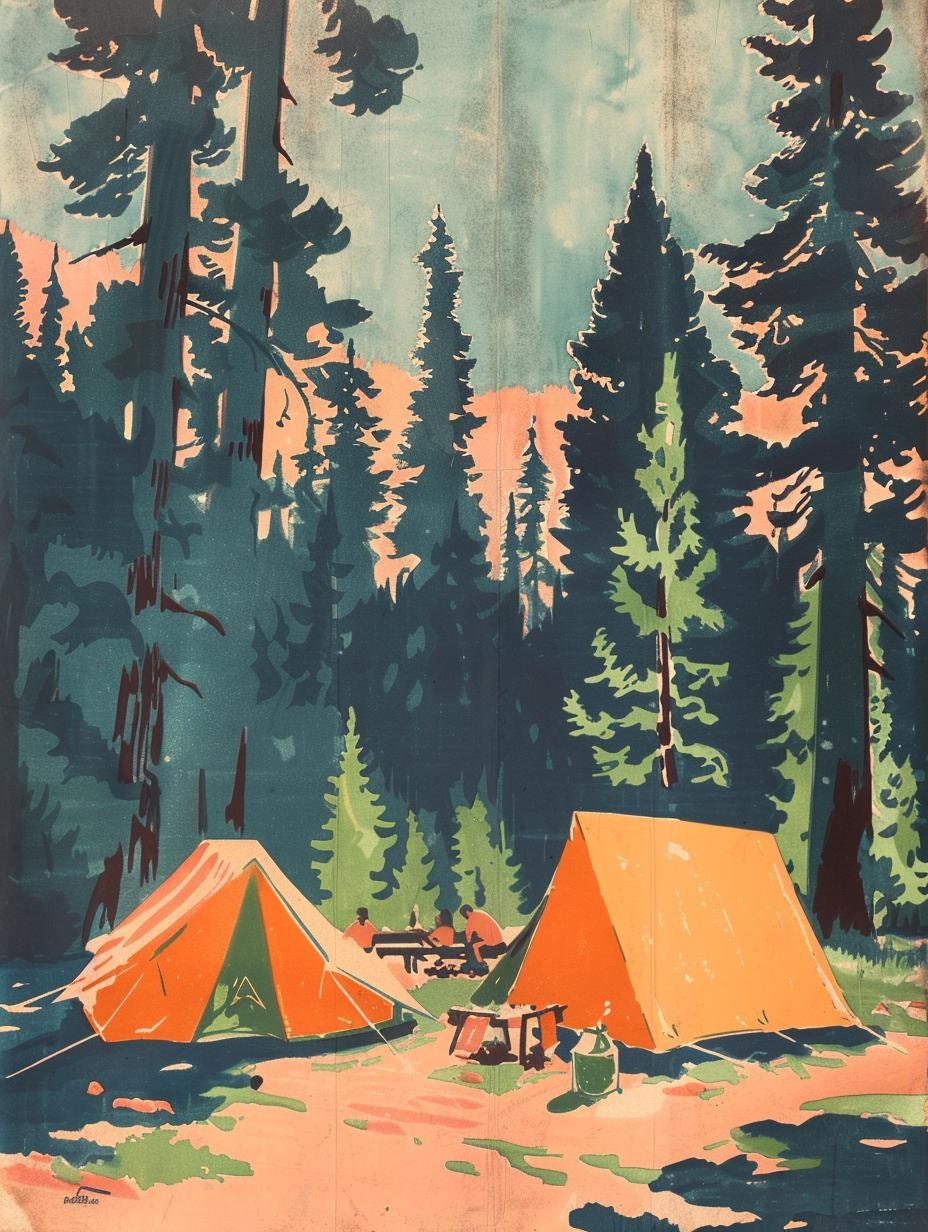 Camping In Nature