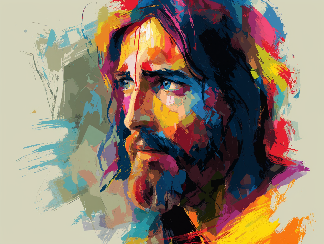 Portrait of Jesus Christ (Color)