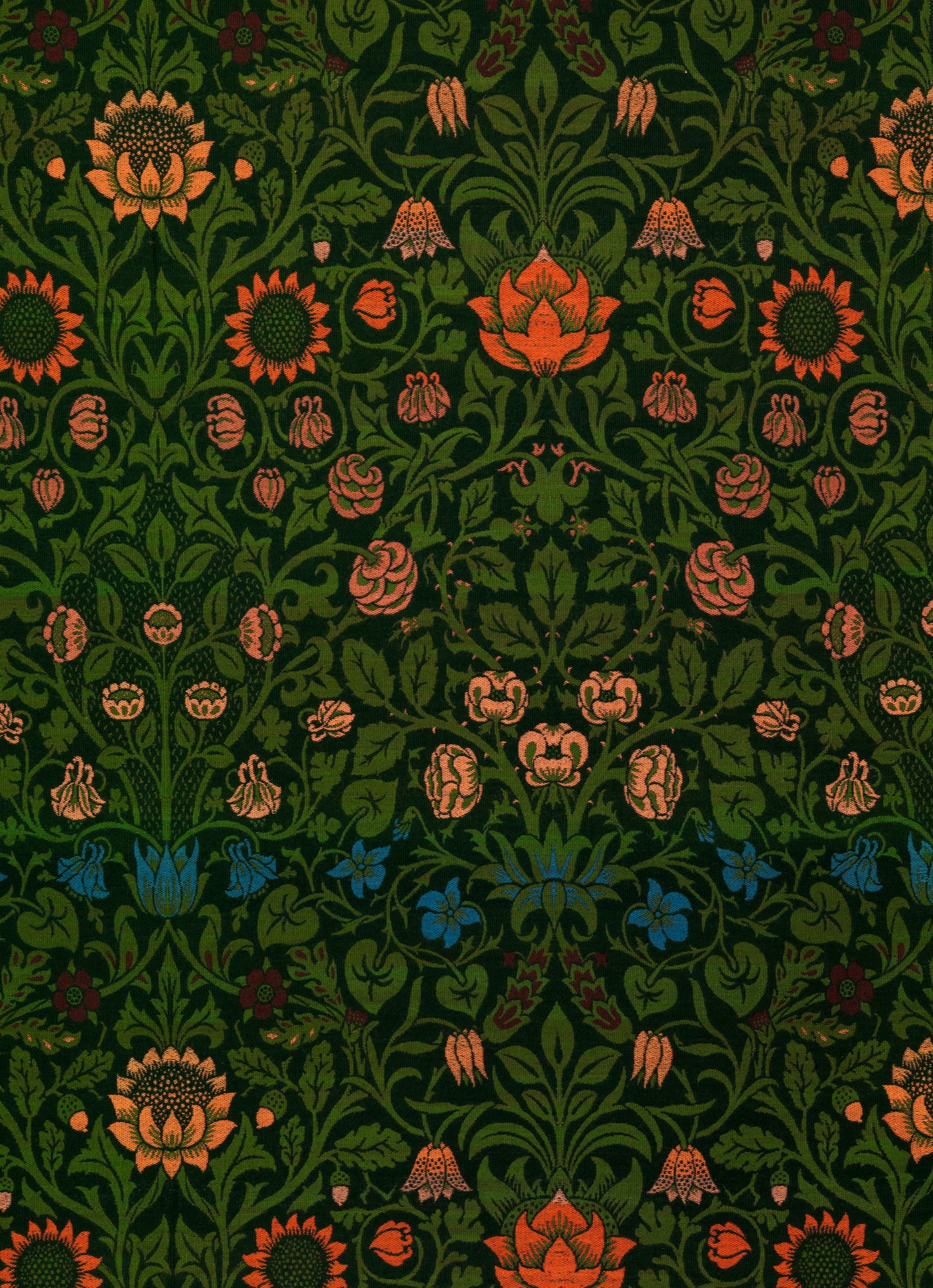 William Morris's (1834-1896) Violet and Columbine famous painting
