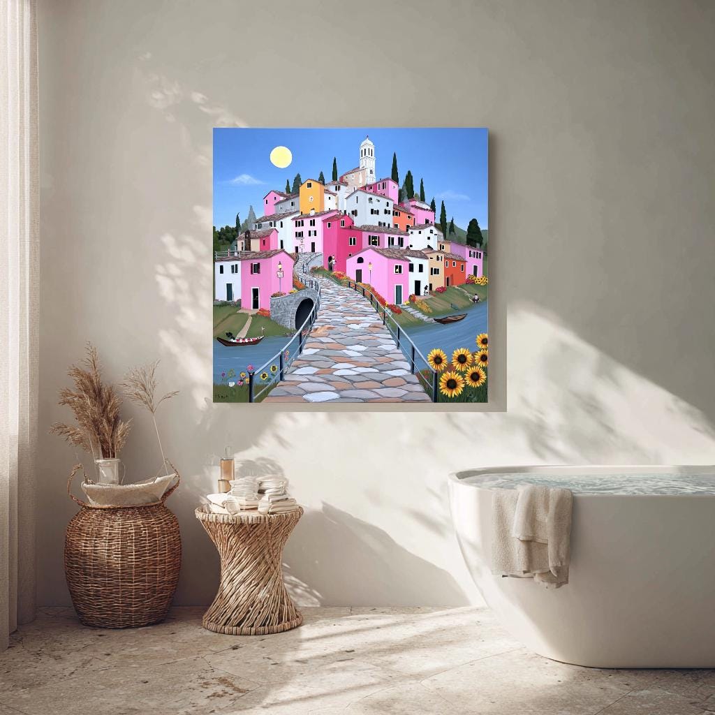 Paint By Numbers Kit – Beginner Painting Kit With Large Sections | Easy Acrylic Set