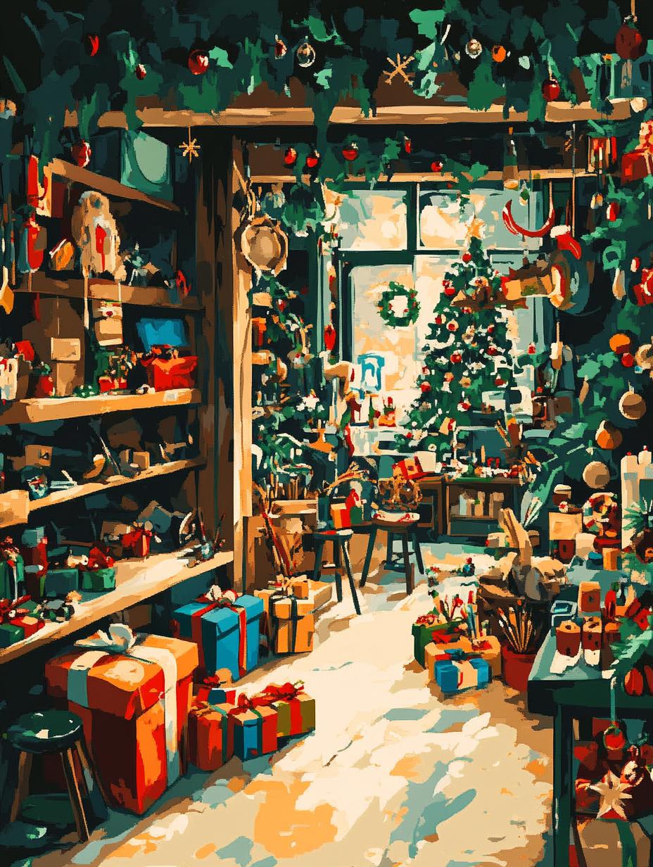 Santa's Workshop Christmas