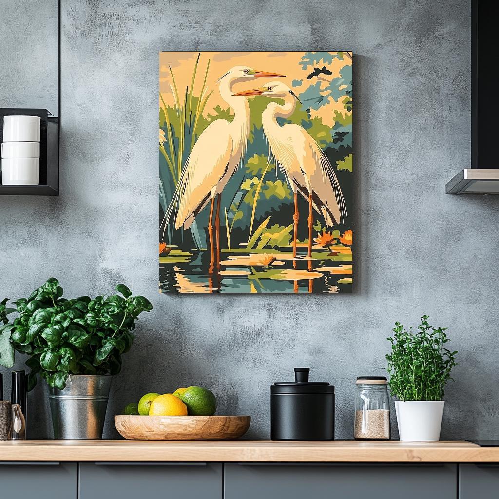 Vintage Heron