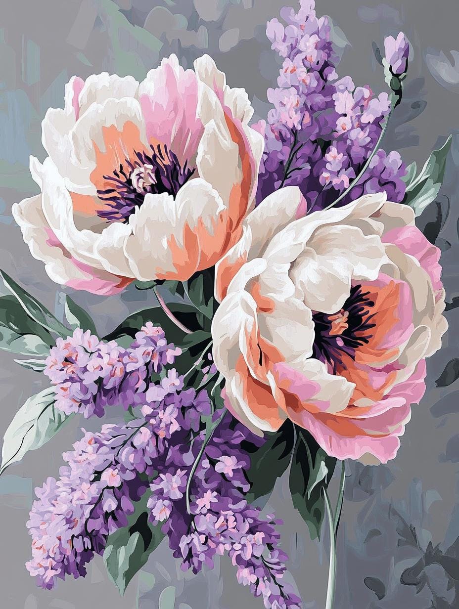 Peonies Flowers