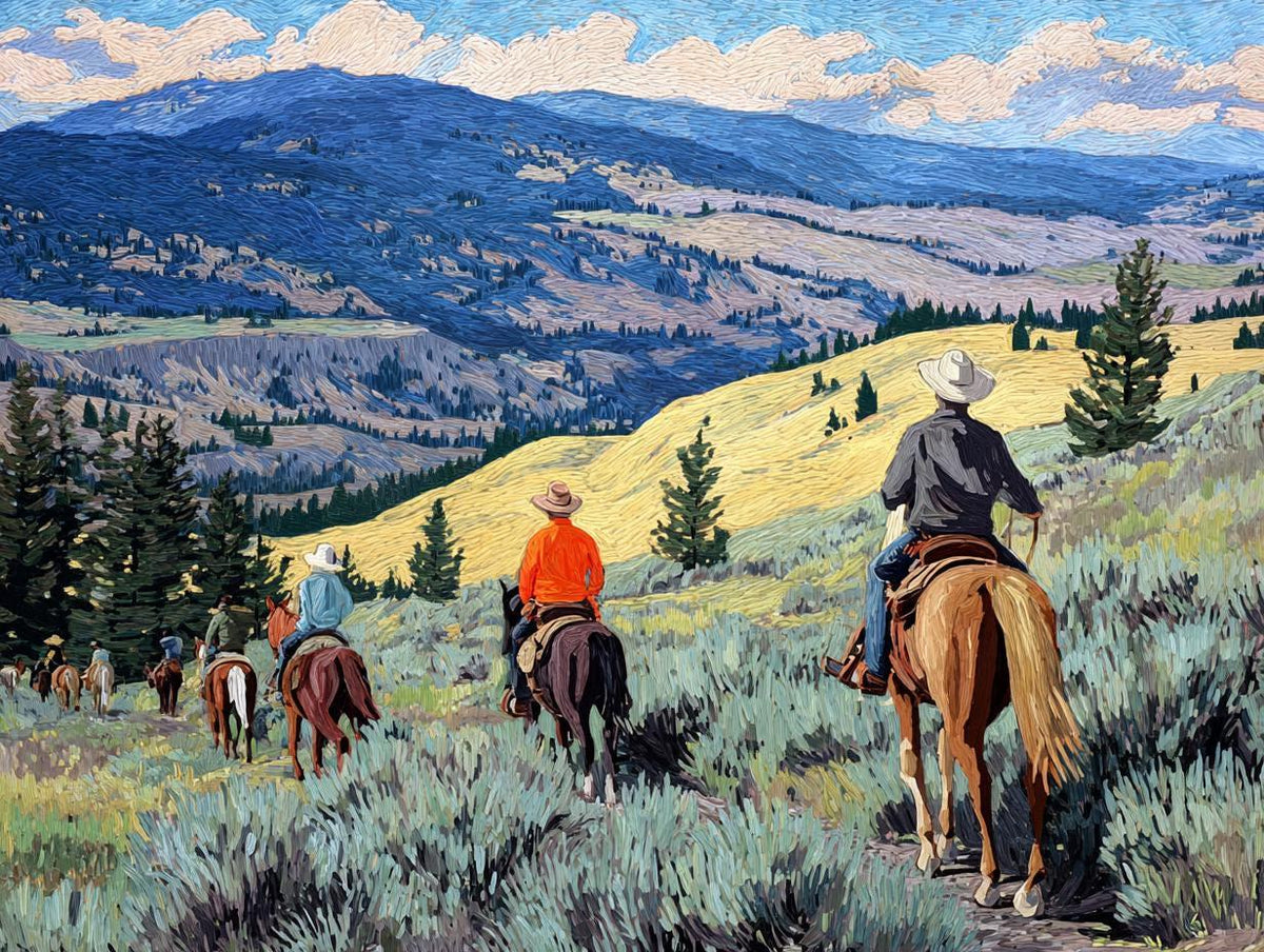 Vintage Horseback Riders