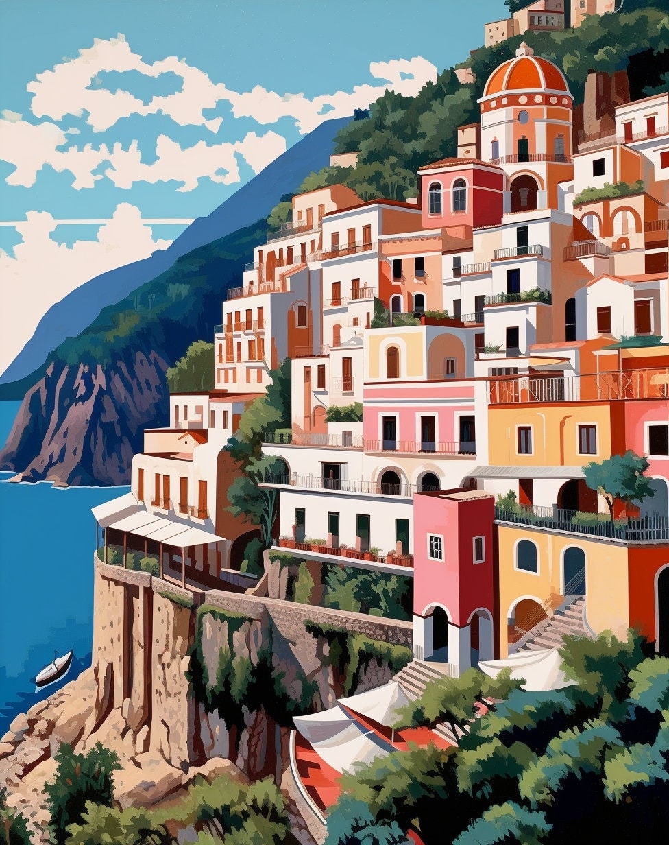 Amalfi Coast Italy Landscape