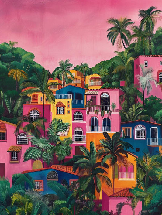 Pastel Pink Landscapes
